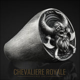 Chevalière Homme Viking | Bijou Norse Mythology
