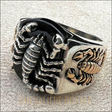 Chevalière Scorpion symbolisant la puissance