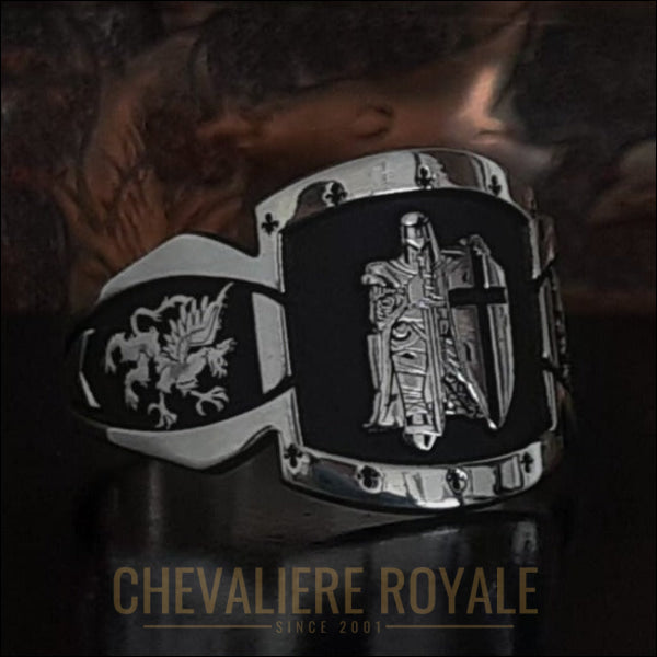Bague chevalière d'exception : Fine, légère et élégante -Chevaliere Royale - 58