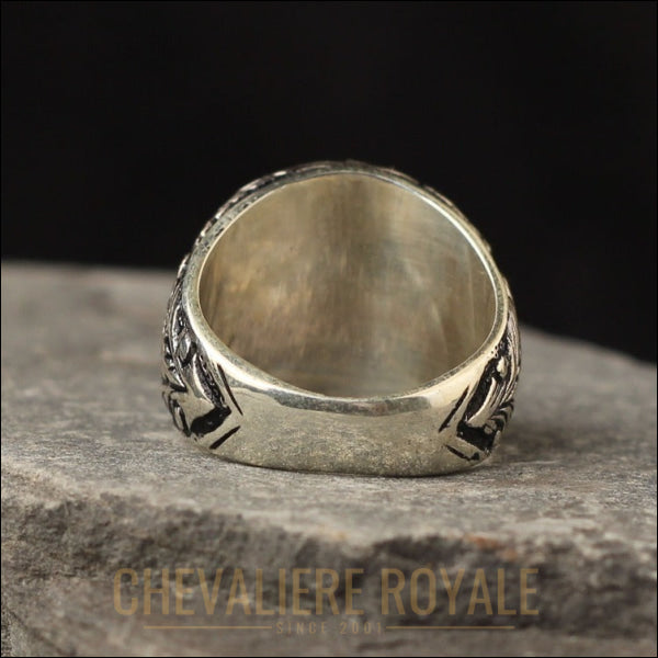 Chevalière Arbre de Vie en Argent Massif Style Celtique-Chevaliere Royale - 2023